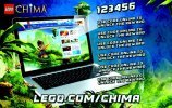 Instrucciones de Construcción - LEGO - Legends of Chima - 70010 - El Templo del CHI de la Tribu del León: Page 47