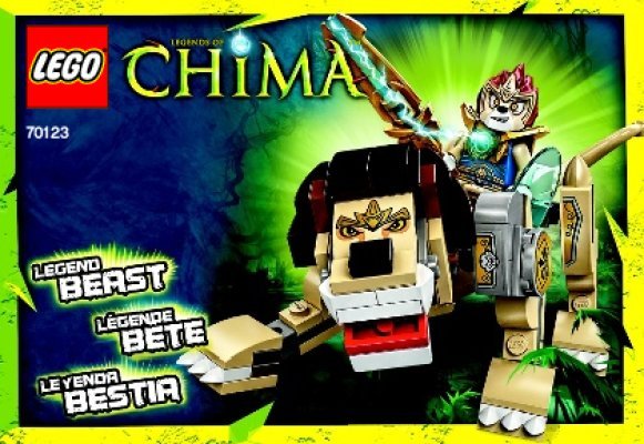 Instrucciones de Construcción - LEGO - Legends of Chima - 70123 - Bestia de la Leyenda del León: Page 1