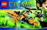 Instrucciones de Construcción - LEGO - Legends of Chima - 70129 - El Caza de Doble Hélice de Lavertus: Page 1