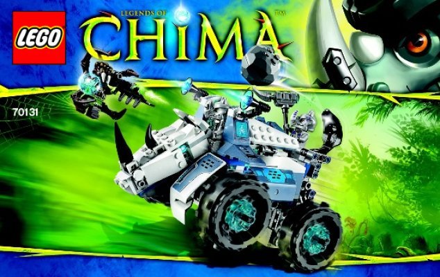 Instrucciones de Construcción - LEGO - Legends of Chima - 70131 - El Ariete Rocoso de Rogon: Page 1