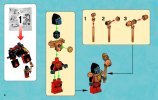 Instrucciones de Construcción - LEGO - Legends of Chima - 70147 - La Fortaleza Helada de Sir Fangar: Page 4