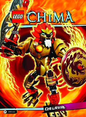 Instrucciones de Construcción - LEGO - Legends of Chima - 70206 - CHI Laval: Page 1