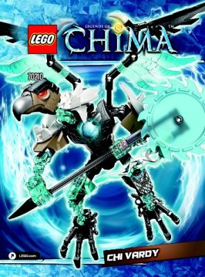 Instrucciones de Construcción - LEGO - Legends of Chima - 70210 - CHI Vardy: Page 1