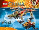 Instrucciones de Construcción - LEGO - Legends of Chima - 70227 - El Rescate del Rey Crominus: Page 1
