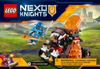 Instrucciones de Construcción - LEGO - NEXO KNIGHTS - 70311 - Catapulta del caos: Page 1