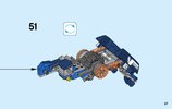 Instrucciones de Construcción - LEGO - NEXO KNIGHTS - 70312 - Caballo mecánico de Lance: Page 37