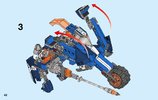 Instrucciones de Construcción - LEGO - NEXO KNIGHTS - 70312 - Caballo mecánico de Lance: Page 42