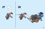 Instrucciones de Construcción - LEGO - NEXO KNIGHTS - 70312 - Caballo mecánico de Lance: Page 23