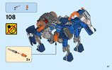 Instrucciones de Construcción - LEGO - NEXO KNIGHTS - 70312 - Caballo mecánico de Lance: Page 37