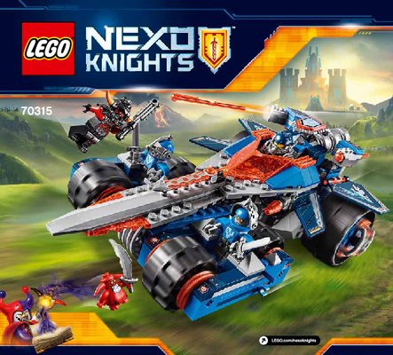 Instrucciones de Construcción - LEGO - NEXO KNIGHTS - 70315 - Espada tronadora de Clay: Page 1