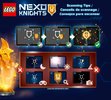 Instrucciones de Construcción - LEGO - NEXO KNIGHTS - 70315 - Espada tronadora de Clay: Page 74