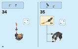 Instrucciones de Construcción - LEGO - NEXO KNIGHTS - 70316 - El vehículo malvado de Jestro: Page 36