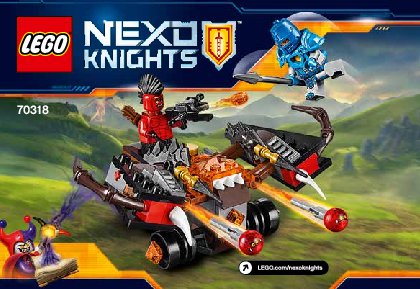 Instrucciones de Construcción - LEGO - NEXO KNIGHTS - 70318 - Catapulta de lodo: Page 1