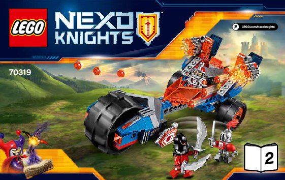 Instrucciones de Construcción - LEGO - NEXO KNIGHTS - 70319 - Ariete demoledor de Macy: Page 1