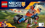 Instrucciones de Construcción - LEGO - NEXO KNIGHTS - 70319 - Ariete demoledor de Macy: Page 1