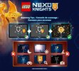 Instrucciones de Construcción - LEGO - NEXO KNIGHTS - 70321 - Máquina de asedio infernal del general Magmar: Page 59