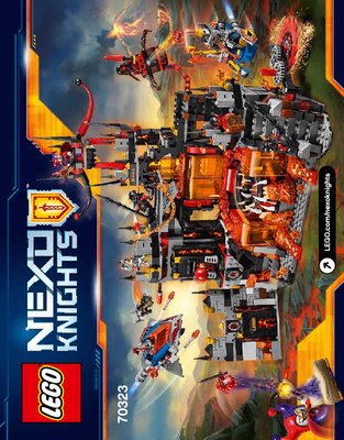 Instrucciones de Construcción - LEGO - NEXO KNIGHTS - 70323 - Guarida volcánica de Jestro: Page 1