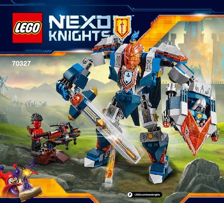 Instrucciones de Construcción - LEGO - NEXO KNIGHTS - 70327 - Robot de combate del rey: Page 1