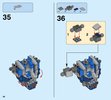 Instrucciones de Construcción - LEGO - NEXO KNIGHTS - 70327 - Robot de combate del rey: Page 36