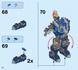 Instrucciones de Construcción - LEGO - NEXO KNIGHTS - 70327 - Robot de combate del rey: Page 50