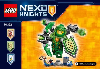 Instrucciones de Construcción - LEGO - NEXO KNIGHTS - 70332 - Aaron ULTIMATE: Page 1