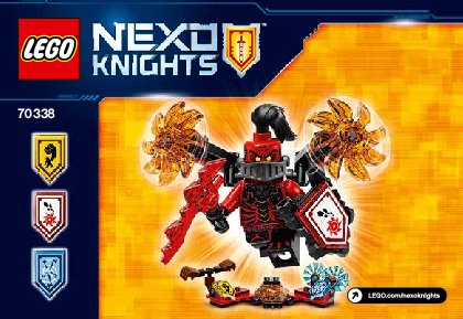 Instrucciones de Construcción - LEGO - NEXO KNIGHTS - 70338 - General Magmar Ultimate: Page 1