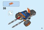 Instrucciones de Construcción - LEGO - NEXO KNIGHTS - 70347 - Vehículo artillero de la guardia del rey: Page 33