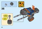 Instrucciones de Construcción - LEGO - NEXO KNIGHTS - 70347 - Vehículo artillero de la guardia del rey: Page 34