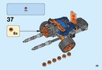 Instrucciones de Construcción - LEGO - NEXO KNIGHTS - 70347 - Vehículo artillero de la guardia del rey: Page 35