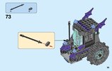 Instrucciones de Construcción - LEGO - NEXO KNIGHTS - 70349 - Rodillo triturador de Ruina: Page 59