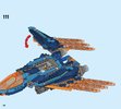 Instrucciones de Construcción - LEGO - NEXO KNIGHTS - 70351 - Halcón-bláster de combate de Clay: Page 42