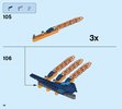 Instrucciones de Construcción - LEGO - NEXO KNIGHTS - 70351 - Halcón-bláster de combate de Clay: Page 36