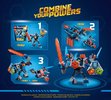 Instrucciones de Construcción - LEGO - NEXO KNIGHTS - 70351 - Halcón-bláster de combate de Clay: Page 53