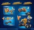 Instrucciones de Construcción - LEGO - NEXO KNIGHTS - 70354 - Doble perforadora de Axl: Page 76