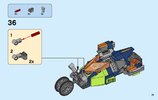 Instrucciones de Construcción - LEGO - NEXO KNIGHTS - 70358 - Rebanador de Aaron: Page 71