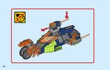 Instrucciones de Construcción - LEGO - NEXO KNIGHTS - 70358 - Rebanador de Aaron: Page 74