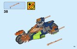 Instrucciones de Construcción - LEGO - NEXO KNIGHTS - 70358 - Rebanador de Aaron: Page 73