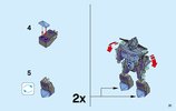 Instrucciones de Construcción - LEGO - NEXO KNIGHTS - 70359 - Lance vs. Lightening: Page 31