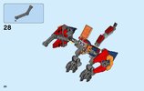 Instrucciones de Construcción - LEGO - NEXO KNIGHTS - 70361 - Bot dragón bombardero de Macy: Page 28