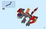 Instrucciones de Construcción - LEGO - NEXO KNIGHTS - 70361 - Bot dragón bombardero de Macy: Page 35