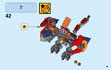 Instrucciones de Construcción - LEGO - NEXO KNIGHTS - 70361 - Bot dragón bombardero de Macy: Page 39