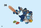 Instrucciones de Construcción - LEGO - NEXO KNIGHTS - 70362 - Clay con armadura de combate: Page 30