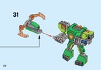 Instrucciones de Construcción - LEGO - NEXO KNIGHTS - 70364 - Aaron con armadura de combate: Page 24