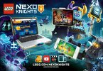 Instrucciones de Construcción - LEGO - NEXO KNIGHTS - 70365 - Axl con armadura de combate: Page 36