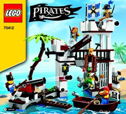 Instrucciones de Construcción - LEGO - Pirates - 70412 - El Fuerte de los Soldados: Page 1