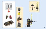 Instrucciones de Construcción - LEGO - NINJAGO - 70589 - Rocoterreno: Page 25