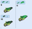 Instrucciones de Construcción - LEGO - NINJAGO - 70593 - Dragón NRG verde: Page 6