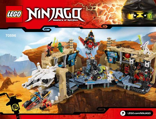 Instrucciones de Construcción - LEGO - NINJAGO - 70596 - Caos en la cueva del Samurái X: Page 1