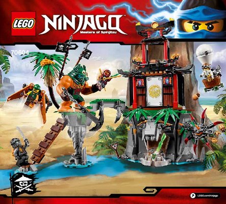 Instrucciones de Construcción - LEGO - NINJAGO - 70604 - Isla de la viuda del tigre: Page 1