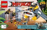 Instrucciones de Construcción - LEGO - THE LEGO NINJAGO MOVIE - 70609 - Bombardero-mantarraya: Page 1